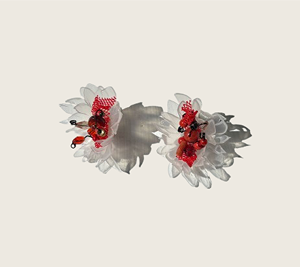 Pendientes de plástico reciclado serie Mirallers