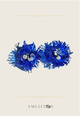 Pendientes de plástico reciclado serie Taller - Imagen 2