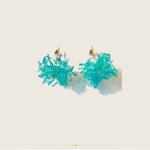 Pendientes de plástico reciclado serie Ribera